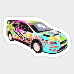 16 bit Rally Subaru WRX Sticker